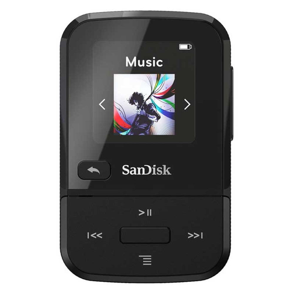 Sandisk SDMX30-032G-G46K Clip Sport Go MP3 Player, Black Image 1