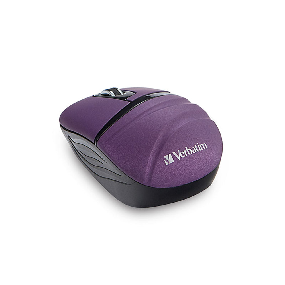 Verbatim Americas LLC 70707 Wireless Mini Travel Mouse Purple Image 1