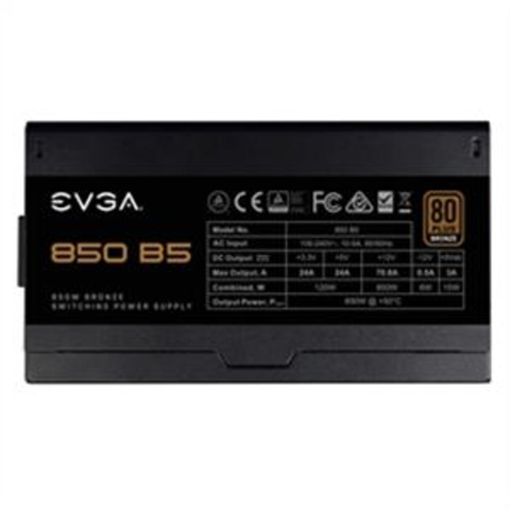 eVGA 220-B5-0850-V1 Power Supply B5 850W 80 Plus BRONZE Fully Modular Retail