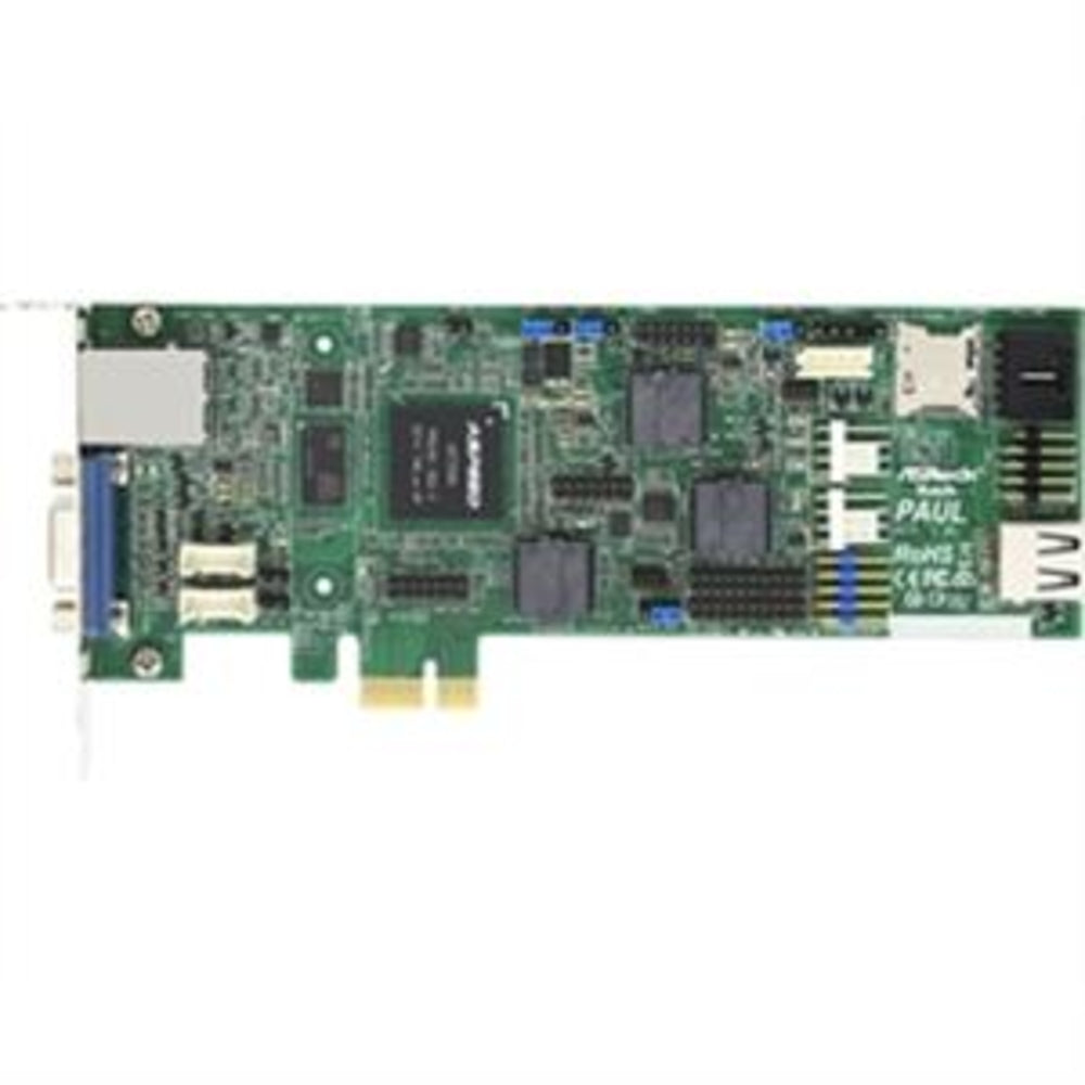 ASRock Inc. PAUL Io Low-Profile Pcie Ipmi Card Add-In-Card Aspeed Ast2500 Brown  Image 1