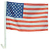 Barjan 04590006 USA Flag 12" X 18" Window Flag Image 1