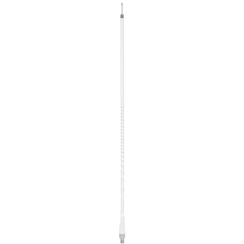 Accessories Unlimited AUFLEX3-W CB Antenna 3ft White Superflex 3/8" x 24"" Image 1