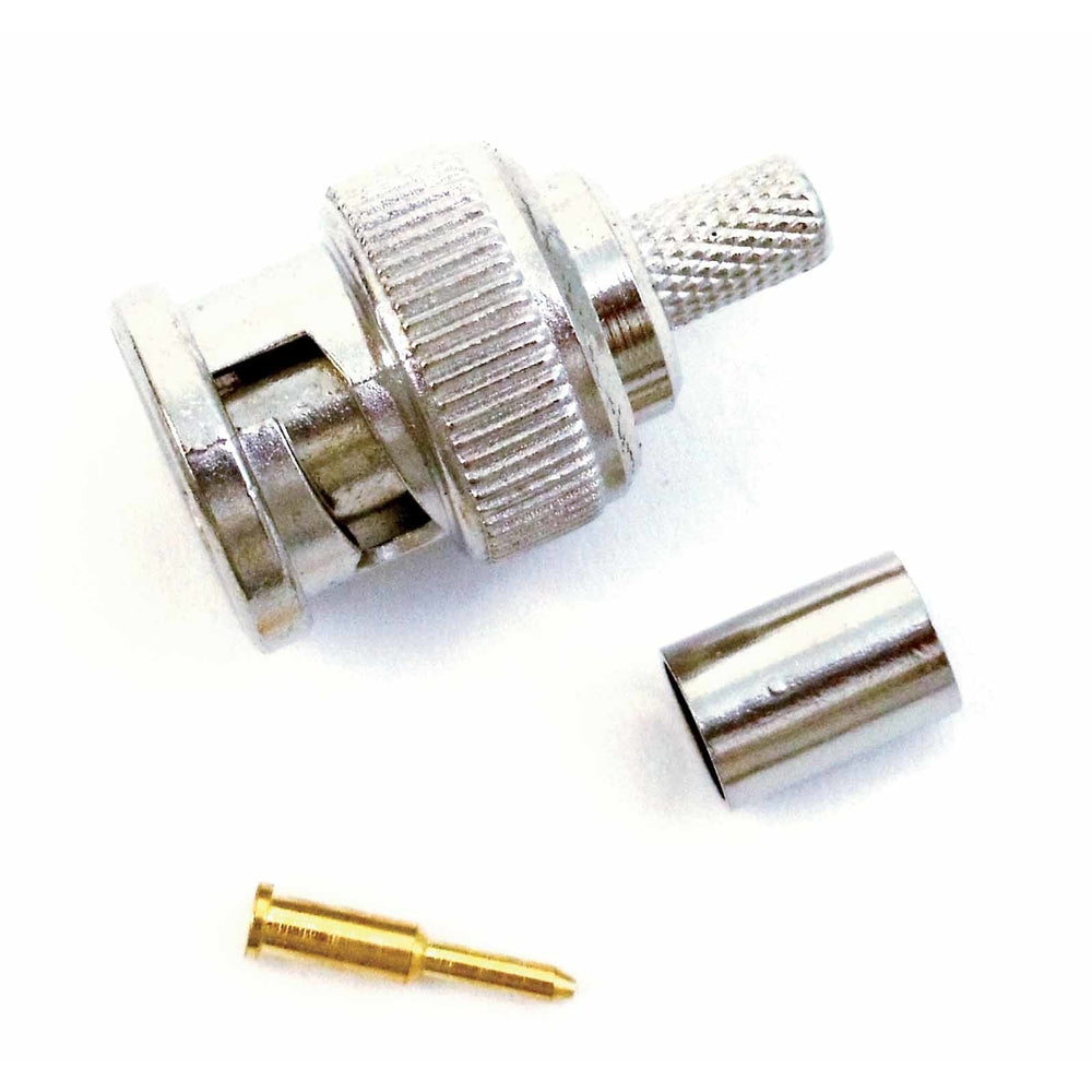 Kalibur BNC2X BNC Male Crimp Connector RG58 - 2 Pack Image 1