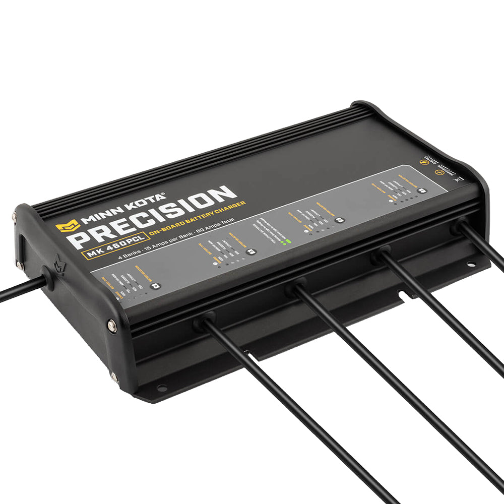 Minnkota 1834604 Mk-460 4-Bank On-Board Charger 15A x 4 Amp Image 1