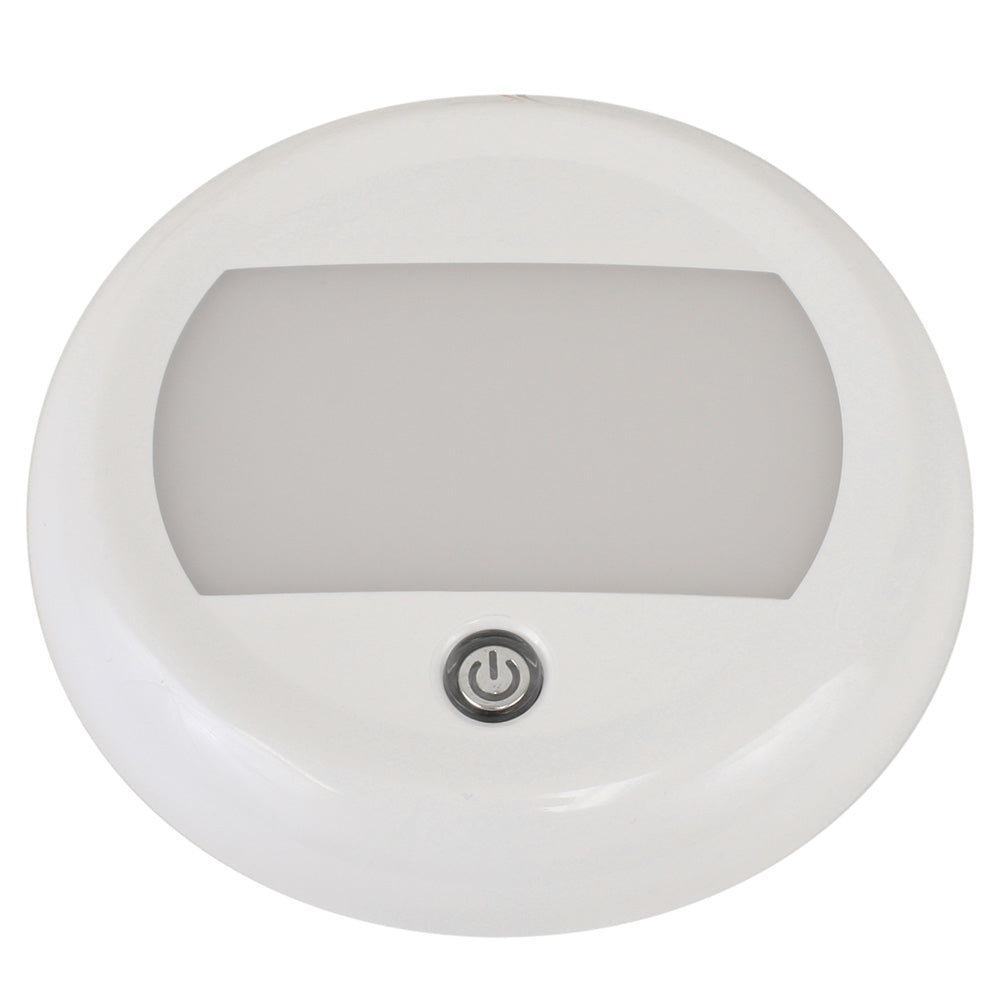 Scandvik 41323P Dome Light 5 Round W Switch Image 1