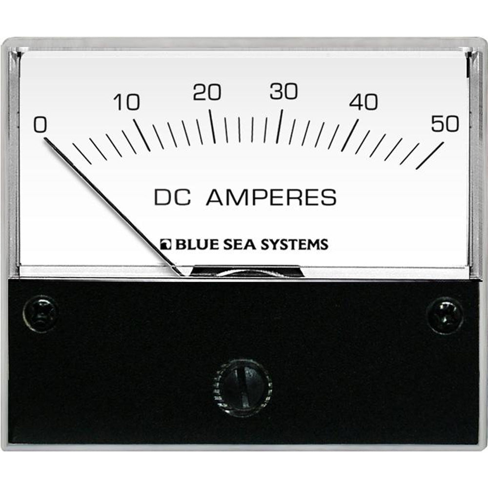 Blue Sea Systems 8022 Dc Analog Ammeter 2-3/4 Face 0-50 Amp Image 1