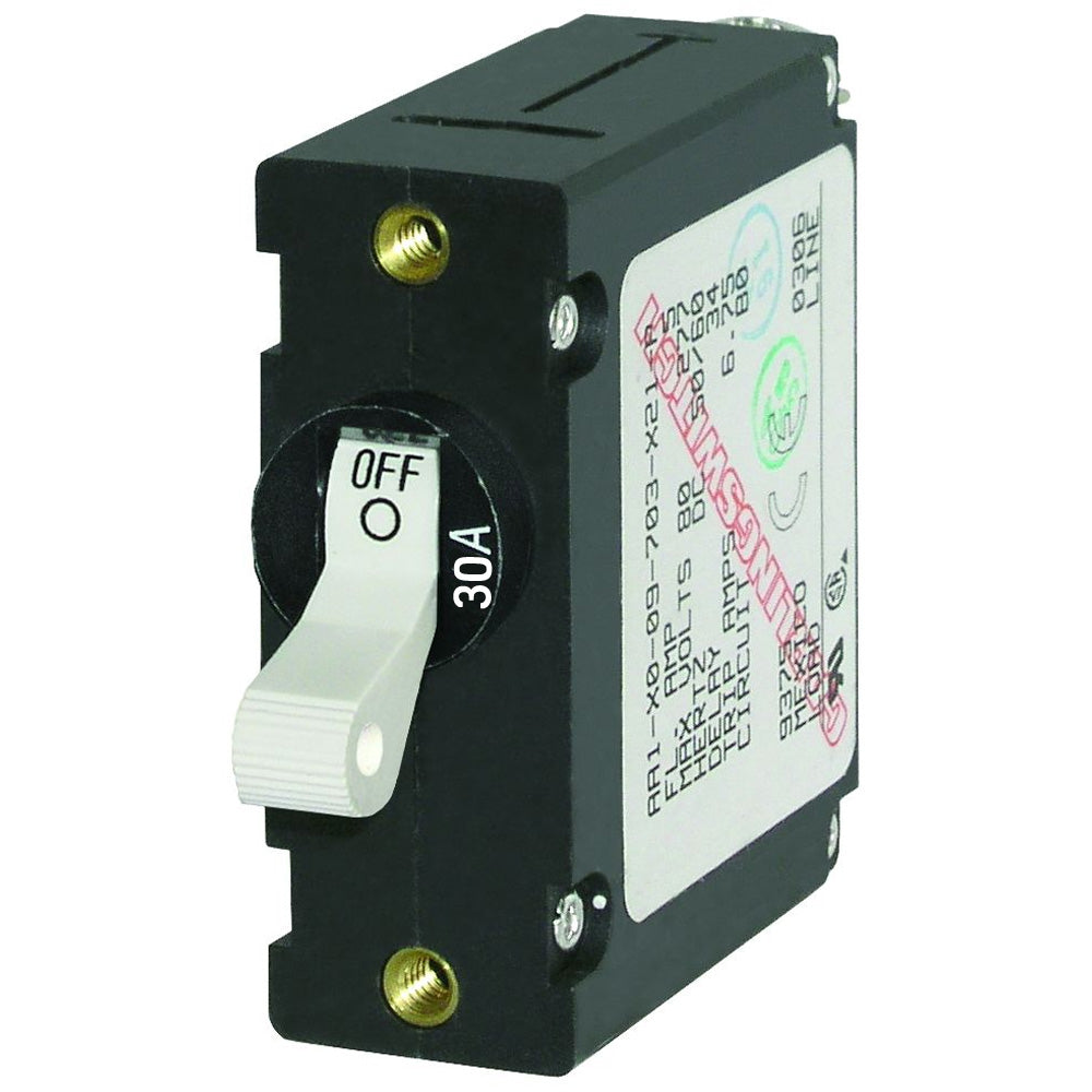 Blue Sea Systems 7222 AC/DC Single Pole Magnetic Circuit Breaker 30Amp Image 1