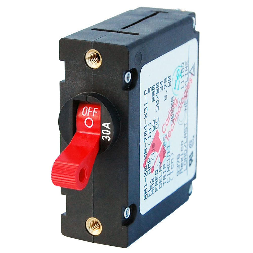 Blue Sea Systems 30A Single Pole AC/DC Magnetic Circuit Breaker 7221 Image 1