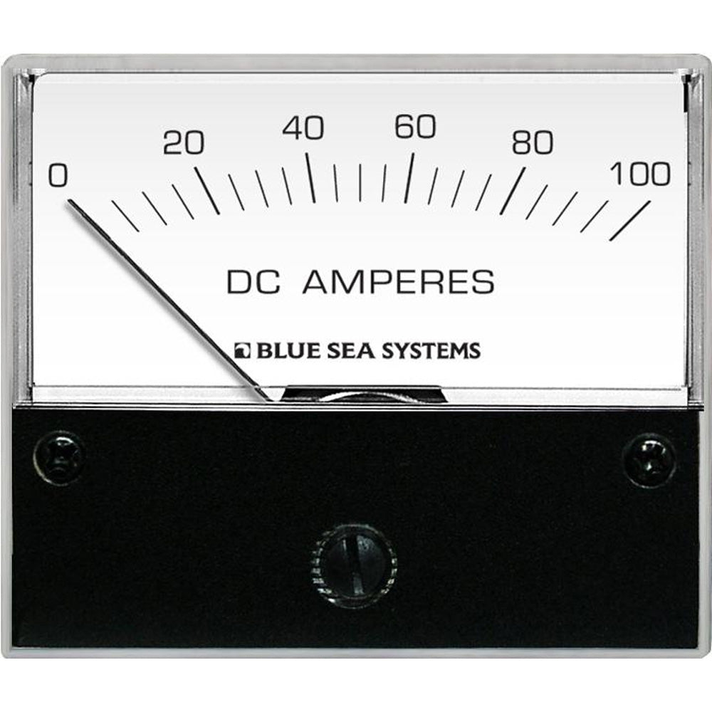 Blue Sea Systems 8017 Dc Analog Ammeter 2-3/4" Face 0-100 Amperes Image 1