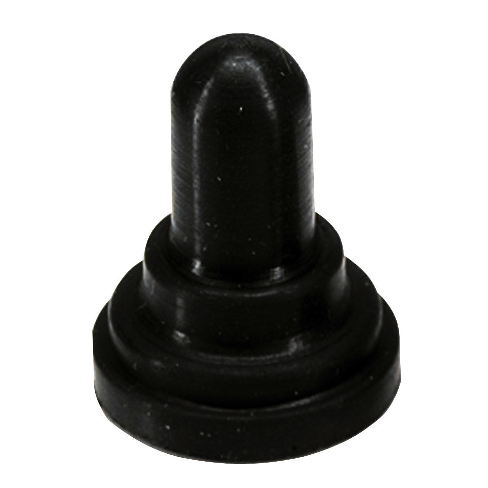 Paneltronics 048-002 Toggle Switch Boot 23/32" Round Nut Black Toggle Image 1
