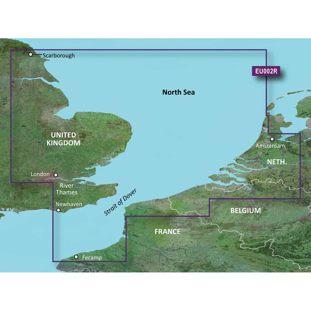 Garmin Bluechart G3 HD HXEU002R - Dover to Amsterdam & England - 010-C0761-20 Image 1