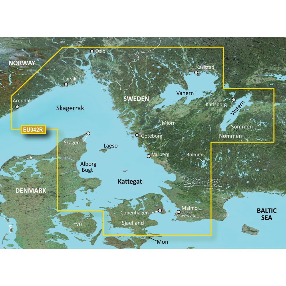 Garmin Bluechart G3 HD HXEU042R - Oslo to Trelleborg MicroSD/SD (010-C0779-20) Image 1