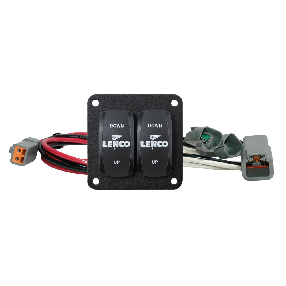 Lenco Marine 10222-211D Double Rocker Switch Kit for Single Actuator Systems 12Vdc Image 1