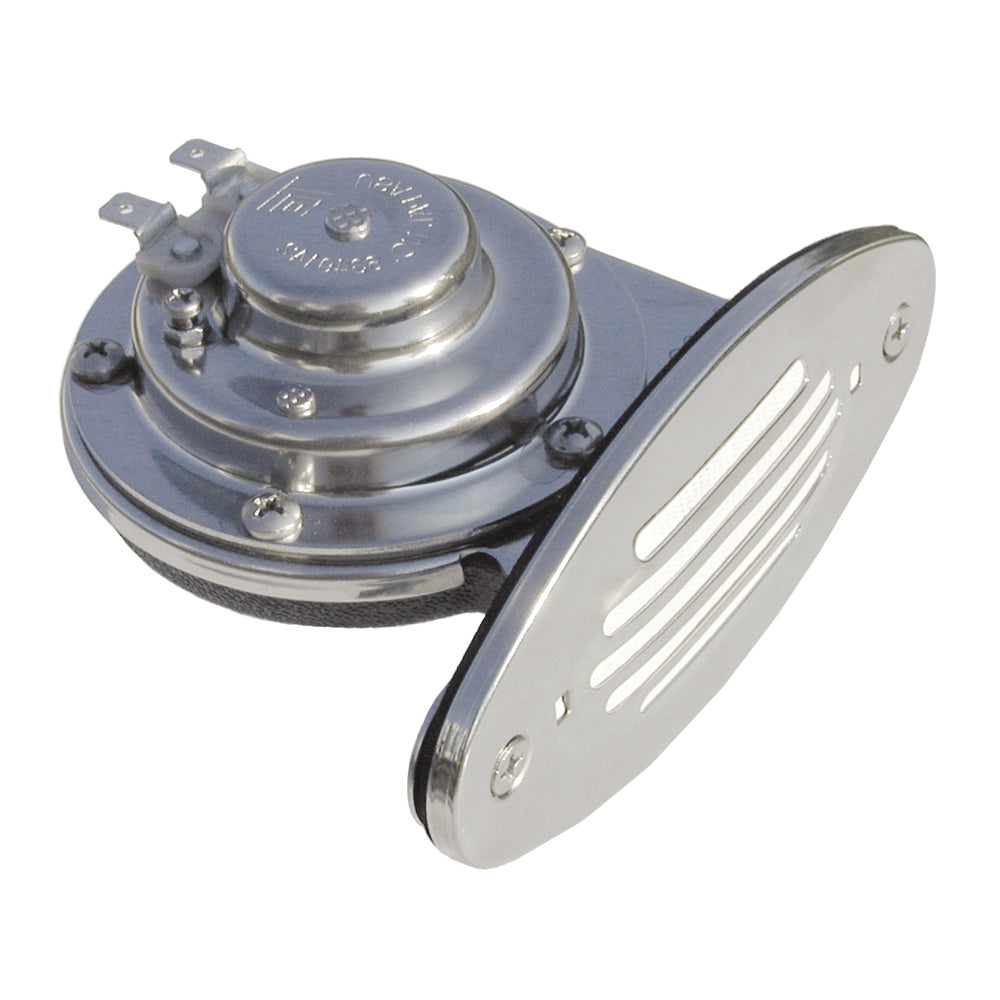 Schmitt & Ongaro Marine 10050 Mini SS Drop-In Horn with 12V Low Grill Image 1