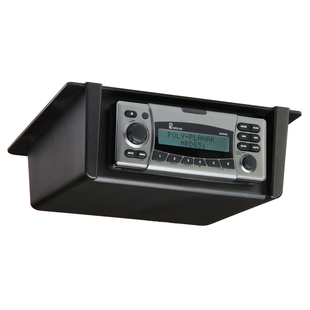 Poly-Planar Rm-10 Radio Mount Underdash/Overhead Black Image 1