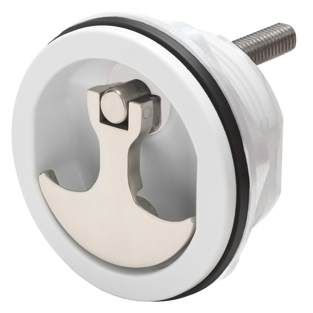 Whitecap 6230Wc Compression Handle Nylon White/Stainless Steel - Non-Locking Image 1