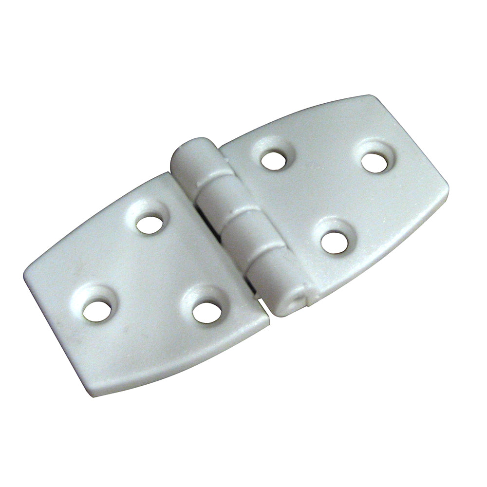 White Nylon Door Hinge - WHITECAP IND S-3031C - 3 X 1-1/2 Image 1