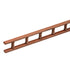 Whitecap 5" Teak Standard Pin Rail 60705  Image 1