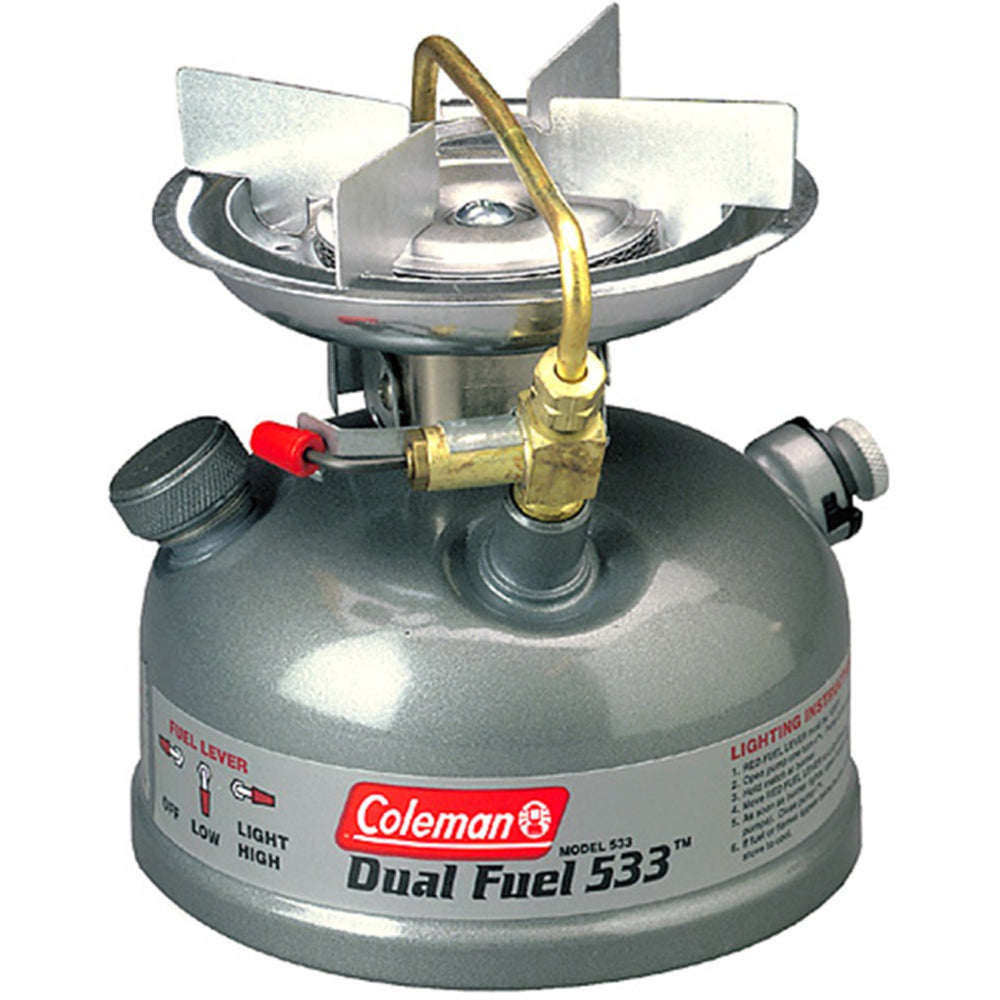 Coleman 3000000792 1 Burner Dual Fuel Sportster Stove Grey 3000003654 Image 1