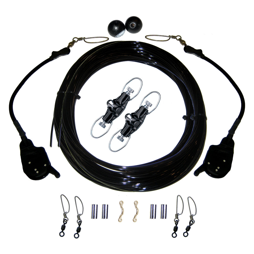 Rupp Marine CA-0172-MO Single Rigging Kit 160ft Black Mono with Lok-Ups & Nok-Outs Image 1