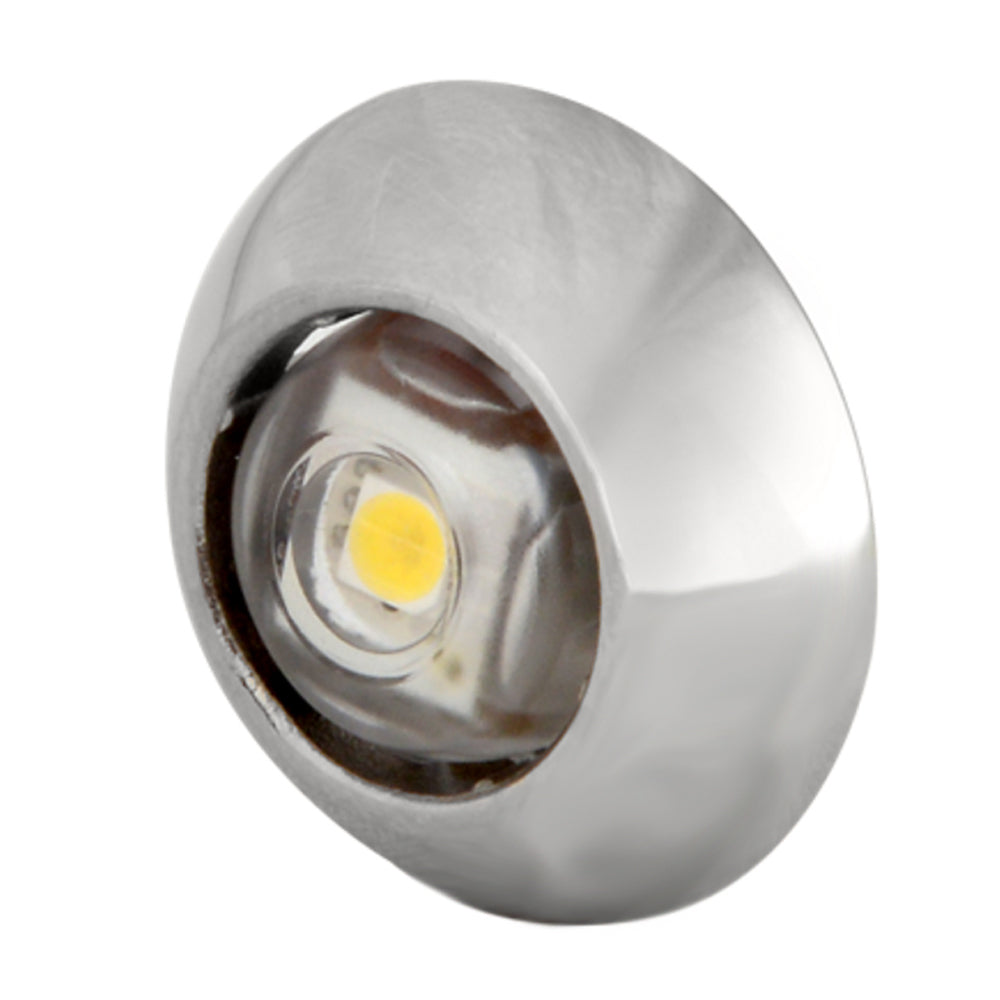 Lumitec Exuma 101049 White Courtesy Light - Polished Stainless Housing Image 1