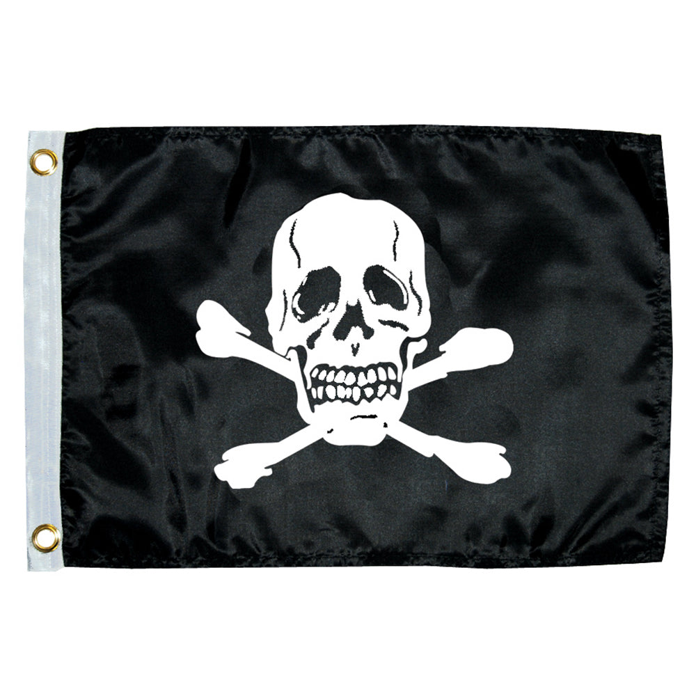 Taylor Made 1818 12" X 18" Jolly Roger Novelty Flag Image 1