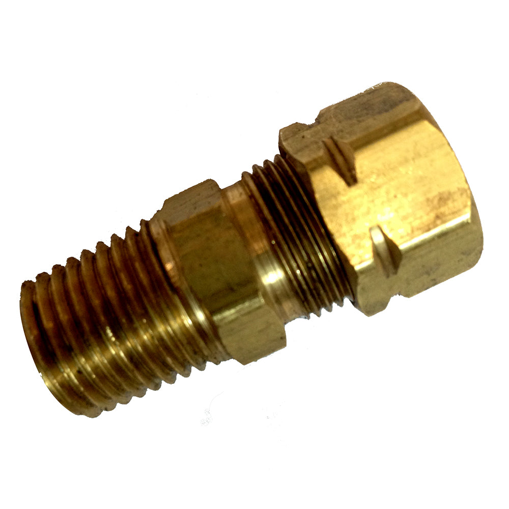 Uflex USA 1/4 NPT Straight Helm Fitting Connector for Comp Line Image 1