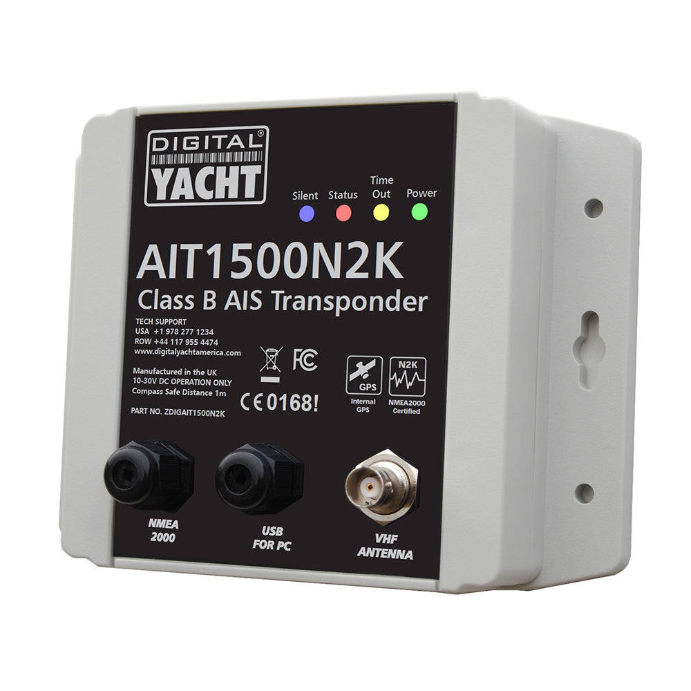 Digital Yacht AIT1500 Class B AIS with NMEA 2000 & Internal GPS - DIY ZDIGAIT1500N2K Image 1