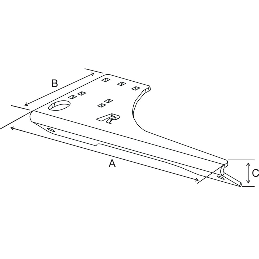 Ram Mounts RAM-VB-186 Vehicle Interior Mount No-Drill Laptop Base for Jeep Grand Cherokee