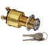 Cole Hersee M-712-BP 4 Position Brass Ignition Switch  Image 1