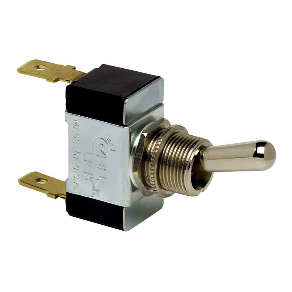 Cole Hersee 55014-Bp Heavy Duty Toggle Switch Spst On-Off 2 Blade Image 1