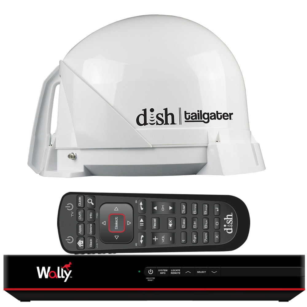 King Dt4450 Dish Tailgater Satellite Tv Antenna Bundle Dish Wally Hd Image 1