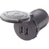 Blue Sea Systems 1046 - 48V Dual USB Charger Socket Mount Image 1