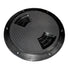 Sea-Dog 5" Black Textured Quarter Turn Deck Plate (336157-1) Image 1