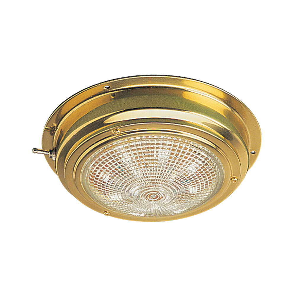 Sea-Dog 400208-1 Brass Led Dome Light 5" Lens Image 1