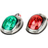 Sea-Dog 400070-1 Stainless Steel Led Navigation Lights Port And Starboard Image 1