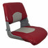 Springfield Marine Skipper Seat - Fold Down Grey/Red Standard 1061018 Image 1