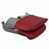 Springfield Marine Skipper Seat - Fold Down Grey/Red Standard 1061018