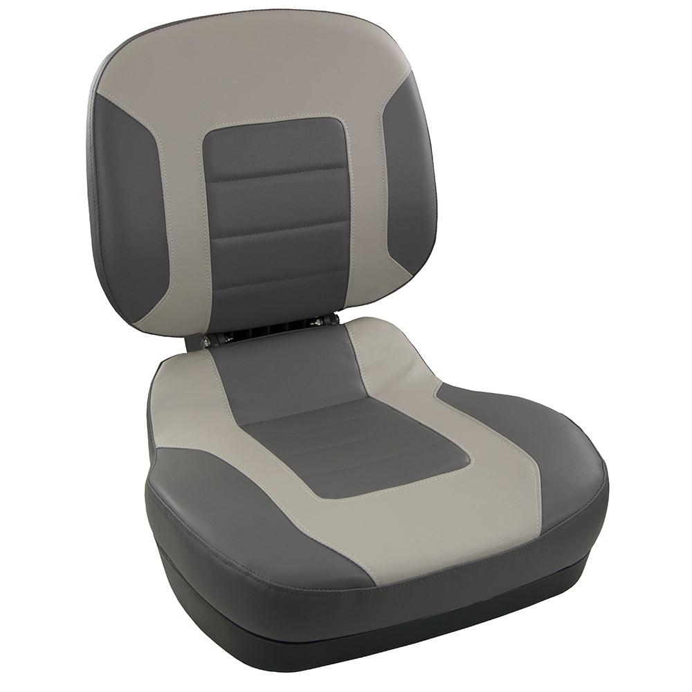 Springfield Marine Fish Pro II Low Back Folding Seat - 1041583 Charcoal/Grey Image 1