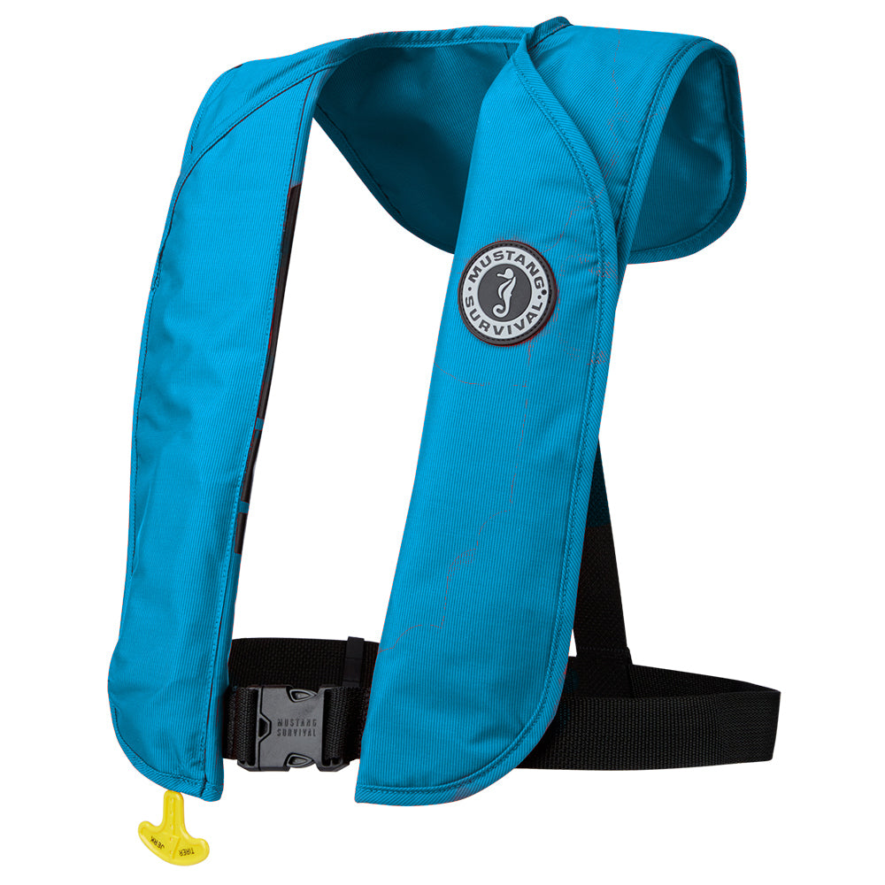 Mustang MIT 70 Automatic Inflatable PFD Azure Blue - Survival Md4032 Image 1