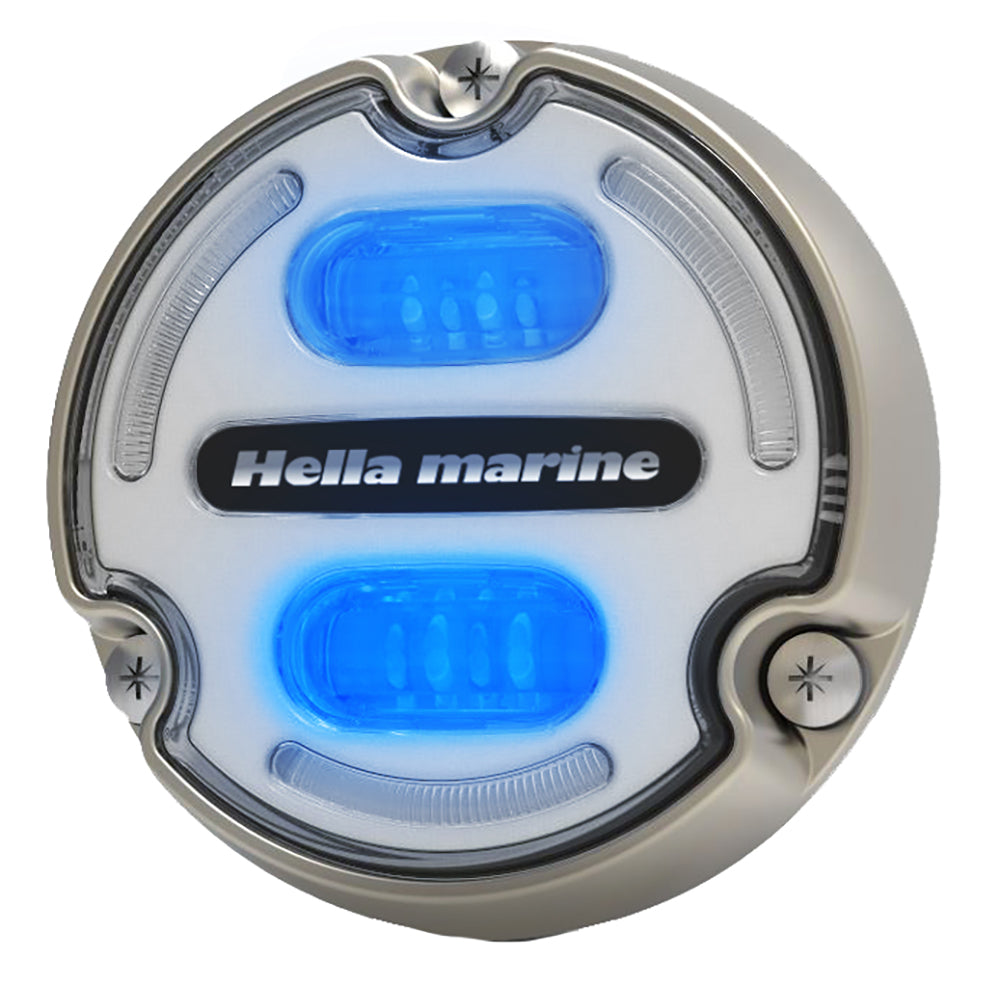 Hella Marine 016147-101 Apelo A2 Blue White Underwater Light 3000 Lumens Bronze