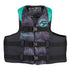 Full Throttle Adult Life Jacket L/XL Aqua/Black - Nylon Image 1