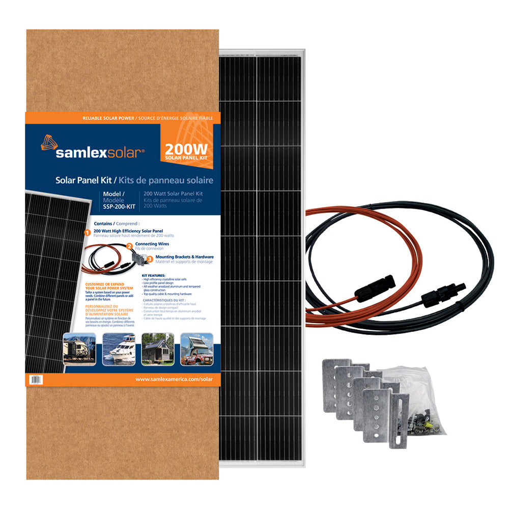 SAMLEX AMER SSP-200-KIT 200 Watt Solar Panel Kit Image 1