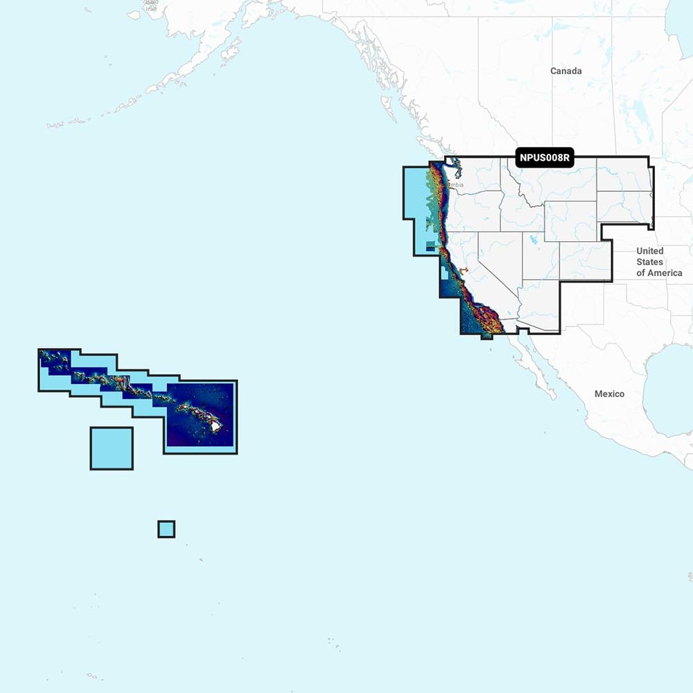 Navionics 010-C1371-40 Platinum+ Npus008R U.S. West Microsd Image 1