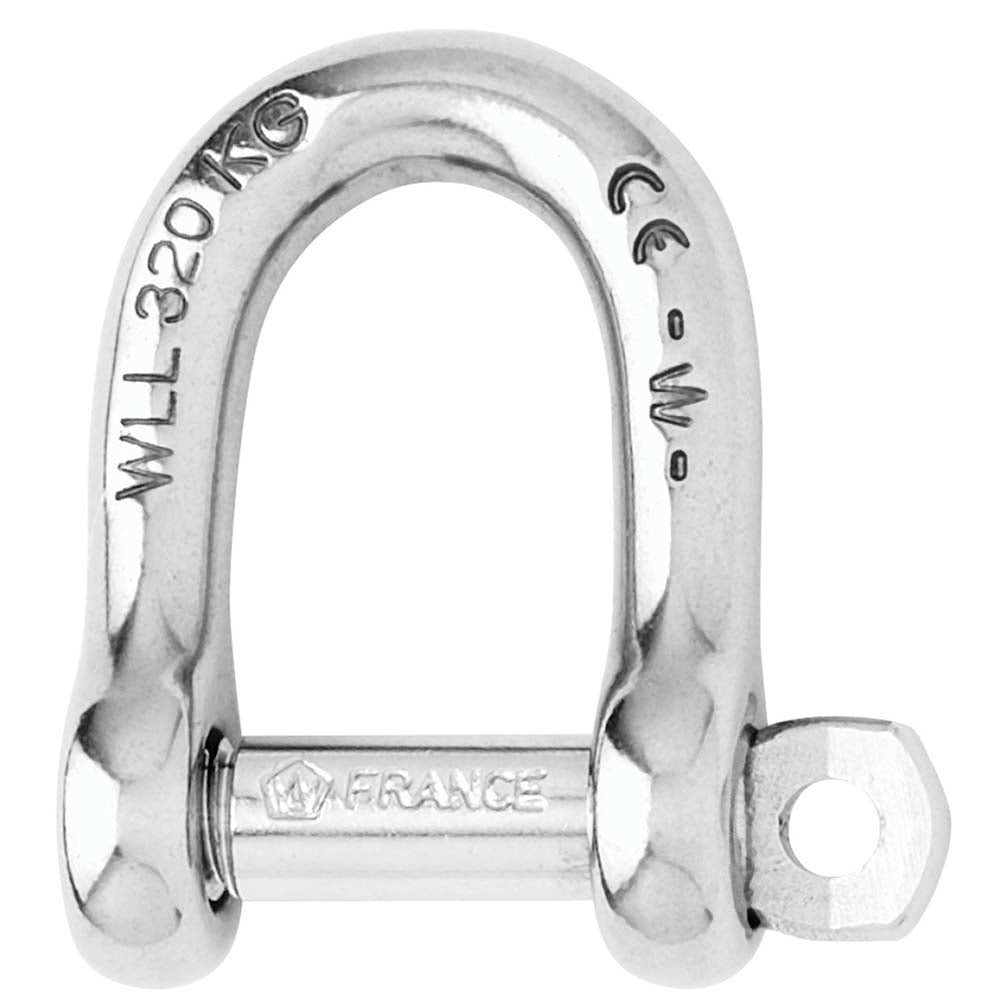 Wichard Marine 4mm Self-Locking D Shackle - 5/32" Diameter (01201) Image 1