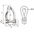 Wichard Marine 5mm Self-Locking Twisted Shackle - 3/16" Diameter