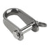 Schaefer Marine 93-21 Stamped "D" Shackle 1/4"" Image 1