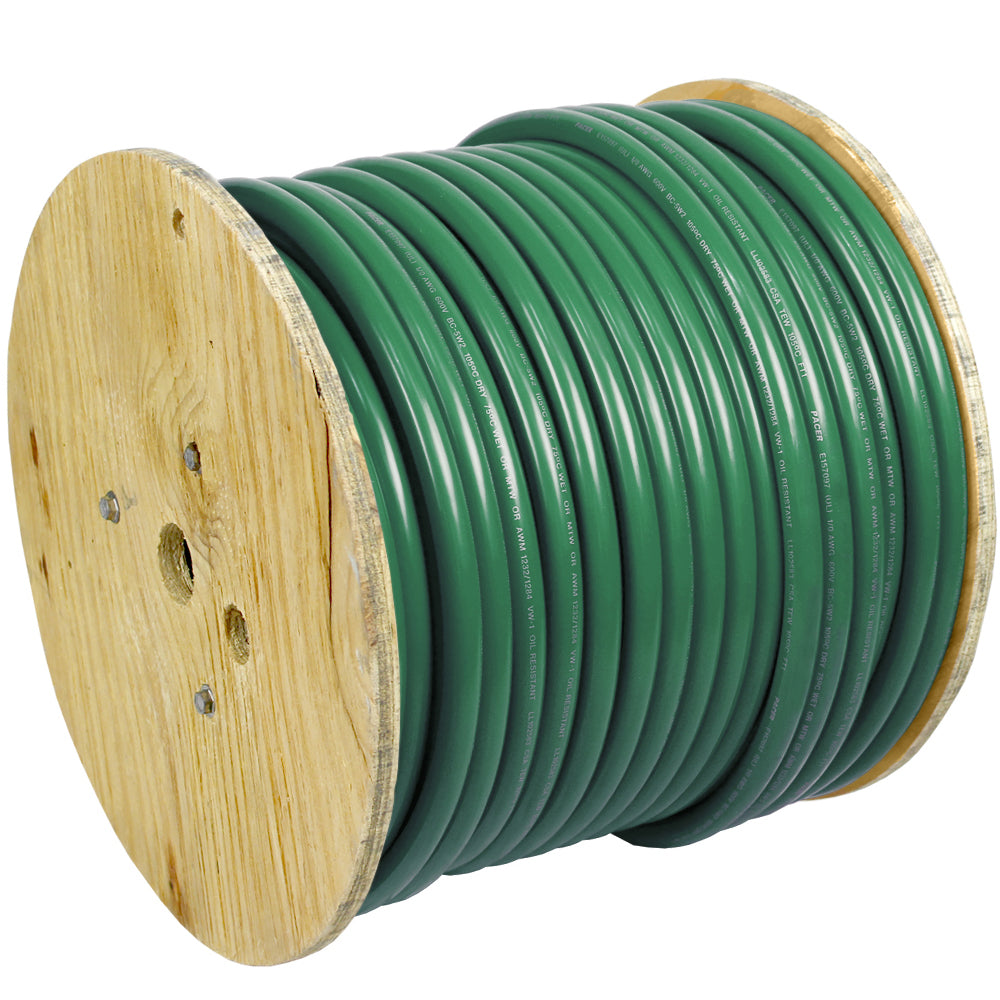 Pacer Group Wul6Gn-250 Green 6 Awg Battery Cable 250' Image 1