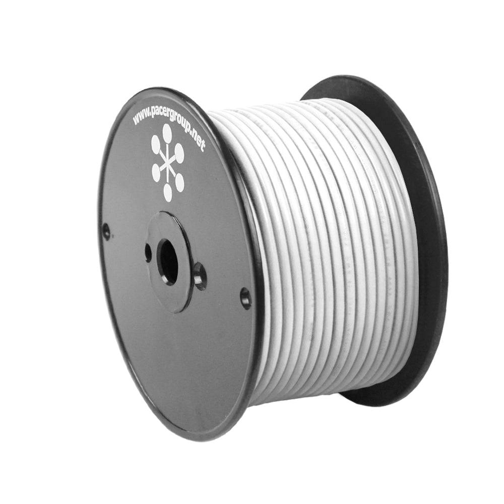 Pacer Group 14 AWG White Primary Wire 100" "" Image 1