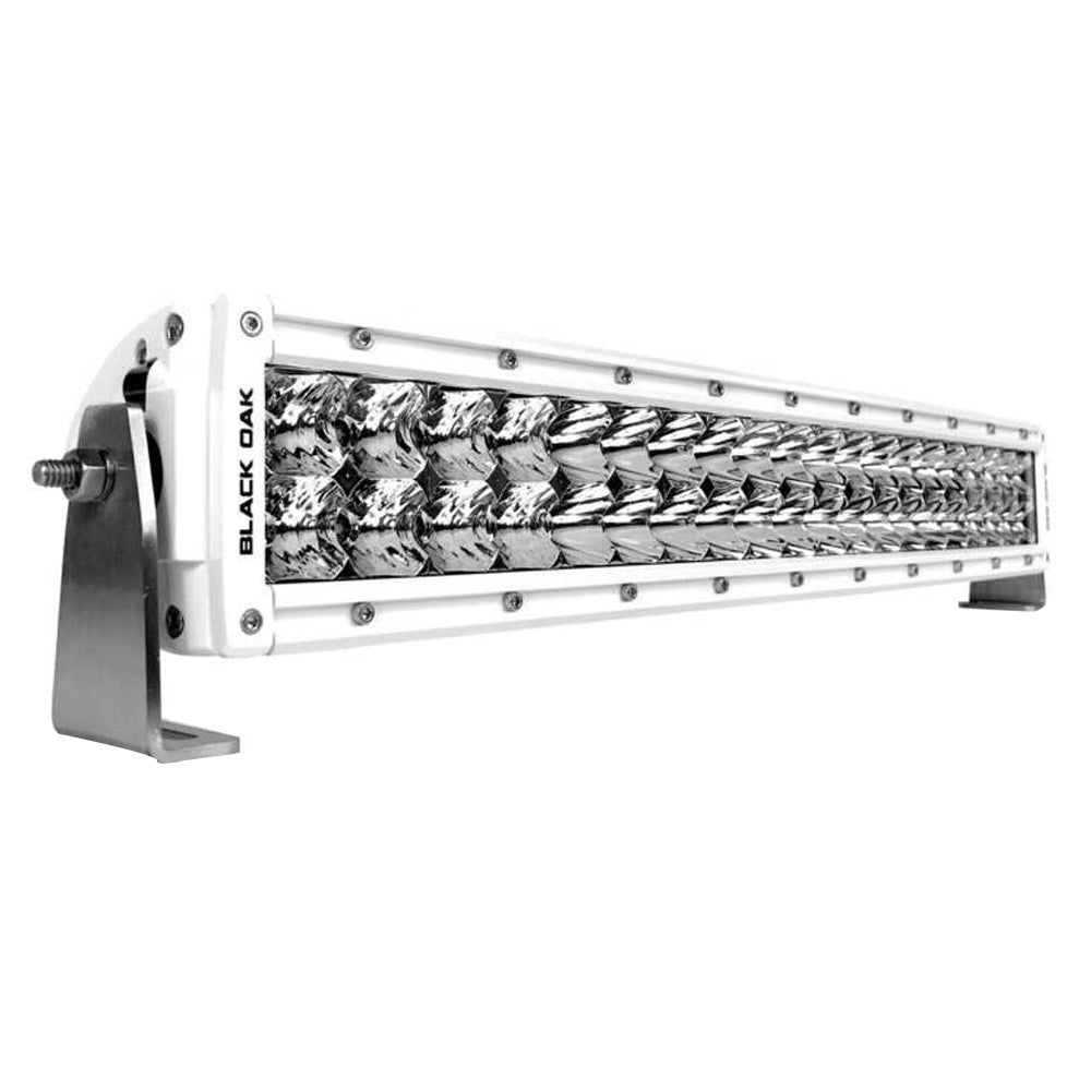 Black Oak Led 20Ccm-D5Os Pro Series Curved Double Row Combo 20" Light Bar White Image 1